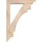 Ekena Millwork Merced Traditional Smooth Bracket w/ Offset Brace, Douglas Fir, 5 1/2"W x 28"D x 40"H BKT0604X28X40MRC01SDF - alternate 2